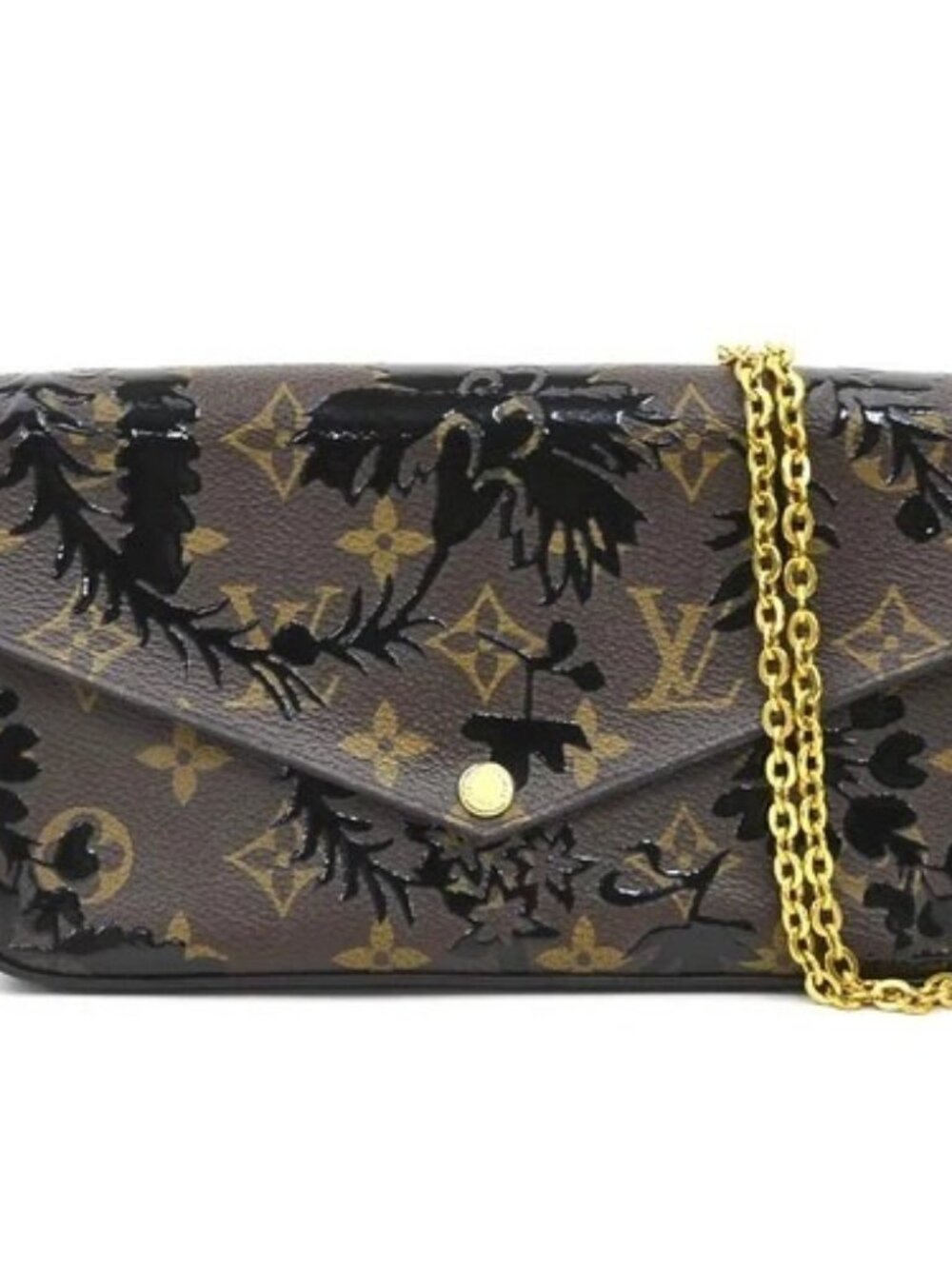 Auth LOUIS VUITTON Pochette Felicie Shoulder Bag Chain Wallet M62468 - 90236a